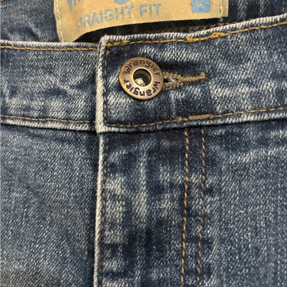 Wrangler Men's Straight Blue Jeans - Picture 4 of 7